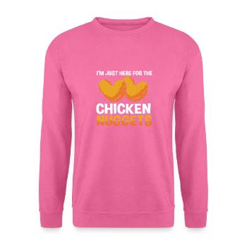 Chicken Nuggets - Unisex Pullover - Pink - Vorne