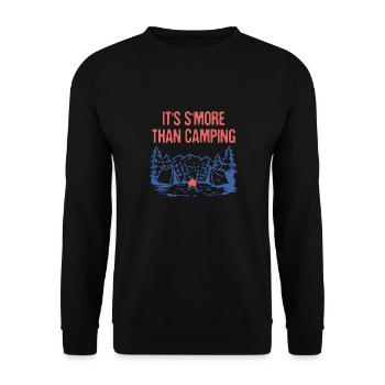 C’est S’more que Camping Funny Camper Humor Camp - Sweat-shirt Unisexe - noir - Devant - Alina (178cm) & Michal (187cm)