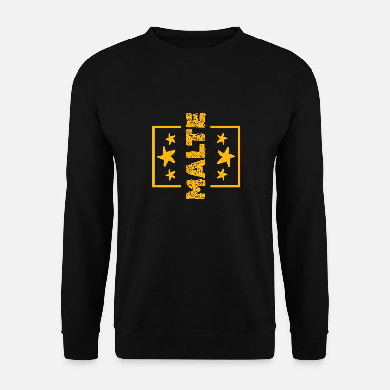 First name Malte - Unisex Sweatshirt - black