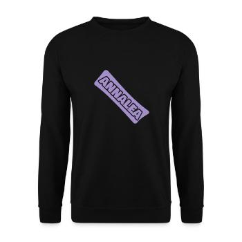 Gift for Annalea - Unisex Sweatshirt - black - Front - Alina (178cm) & Michal (187cm)