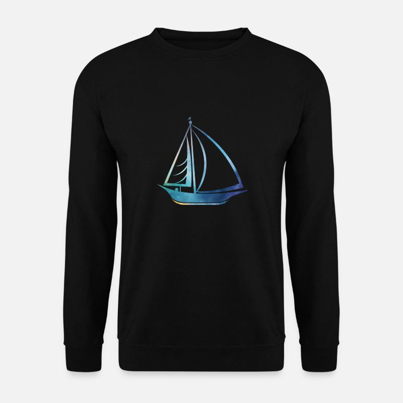 Sailing ship - Unisex Sweatshirt - black