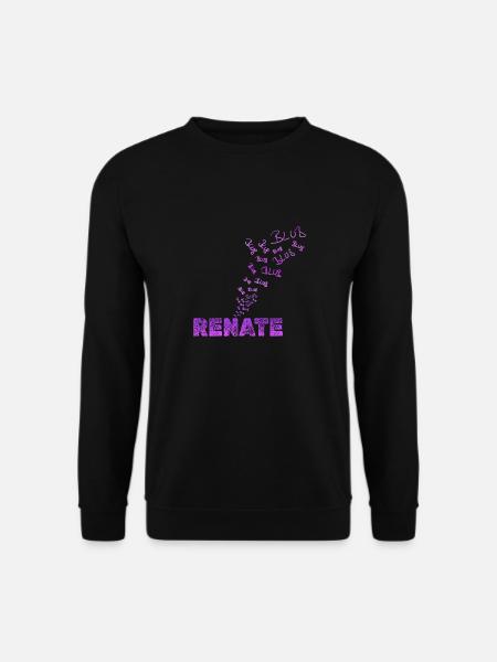 Spaß Renate - Unisex Pullover - Schwarz