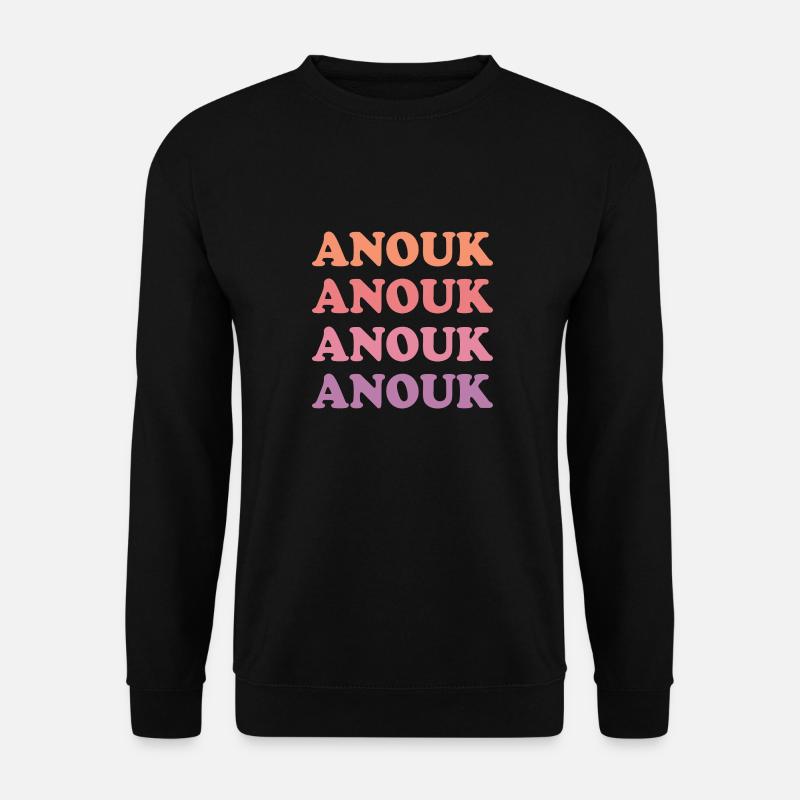 Anouk as a name - Unisex Sweatshirt - black