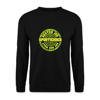 Physical education as a job - Unisex Sweatshirt - black - Front - Alina (178cm) & Michal (187cm)