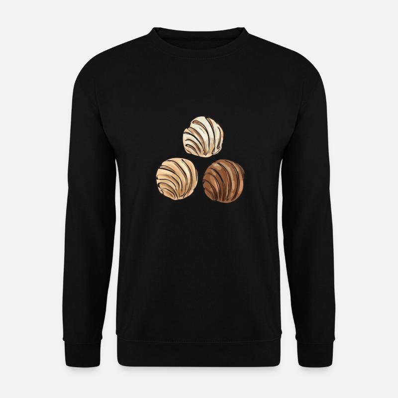 Concha Hispanic Mexican Pan Dulce - Unisex Sweatshirt - black