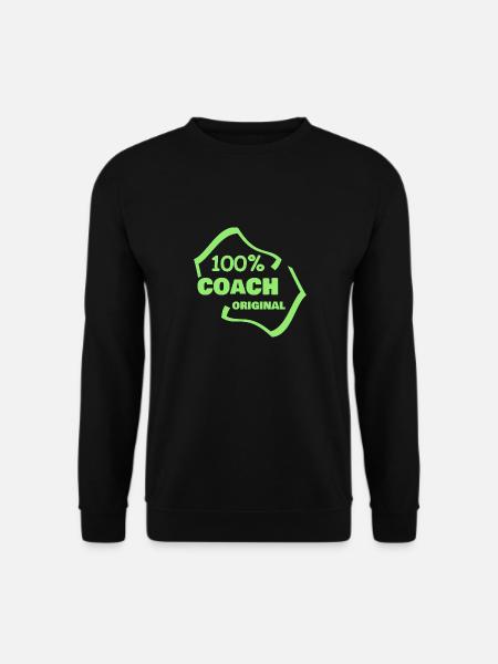 Coach als Beruf - Unisex Pullover - Schwarz