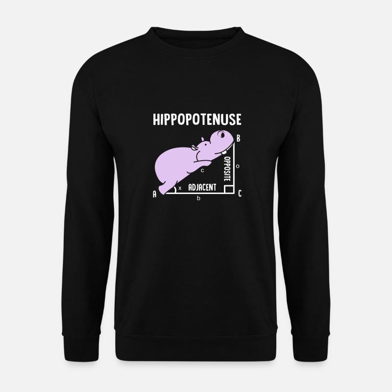 Hippopotamus - Unisex Sweatshirt - black