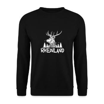 Rhénanie - Sweat-shirt Unisexe - noir - Devant - Alina (178cm) & Michal (187cm)