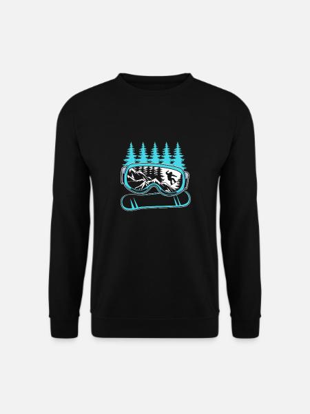 Snowboard Snowboarding Snowboardurlaub Snowboarder - Unisex Pullover - Schwarz