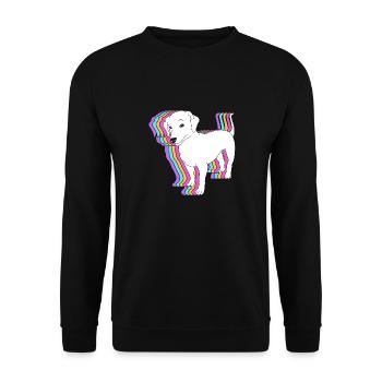 Redbone Coonhound - Unisex Sweatshirt - black - Front - Alina (178cm) & Michal (187cm)