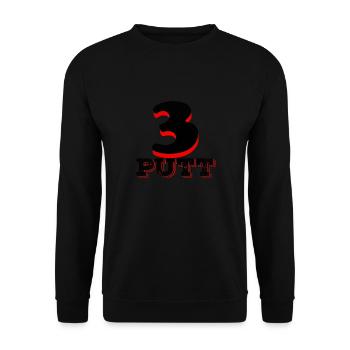 3 Putts Shirt - Unisex Pullover - Schwarz - Vorne - Alina (178cm) & Michal (187cm)
