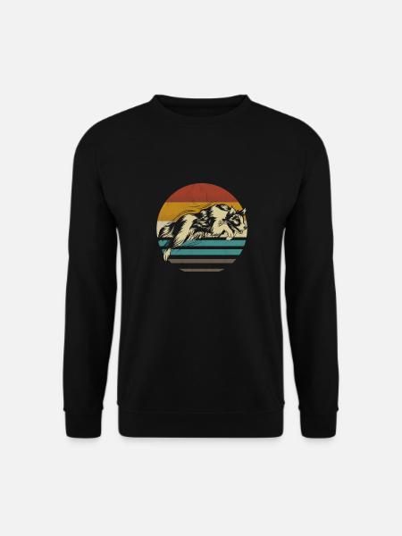Border Collie Hund Welpe Zucht Agility Hütehund - Unisex Pullover - Schwarz