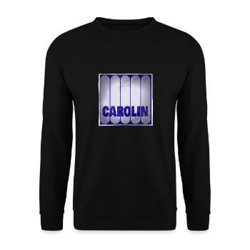 Carolin - Unisex Pullover - Schwarz - Vorne - Alina (178cm) & Michal (187cm)