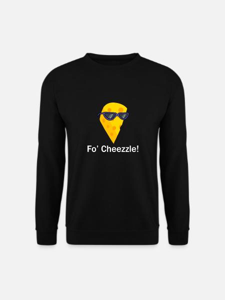 Cheezzle Ironic Quote Cheesemaking Food - Unisex Sweatshirt - black