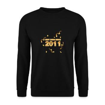 Jahr 2011 - Unisex Pullover - Schwarz - Vorne - Alina (178cm) & Michal (187cm)