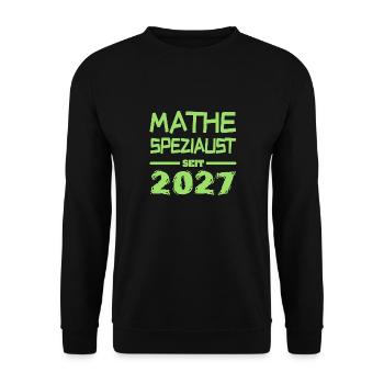 Witzig 2027 - Unisex Pullover - Schwarz - Vorne - Alina (178cm) & Michal (187cm)
