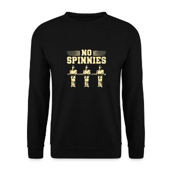 Table Soccer Player Foosball No Spinnies - Unisex Pullover - Schwarz - Vorne - Alina (178cm) & Michal (187cm)