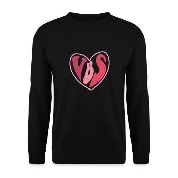 VBS Crew Summer Camp Vacation Bible School Bible - Unisex Sweatshirt - black - Front - Alina (178cm) & Michal (187cm)