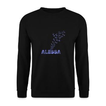 Wassersport Alessa - Unisex Pullover - Schwarz - Vorne - Alina (178cm) & Michal (187cm)