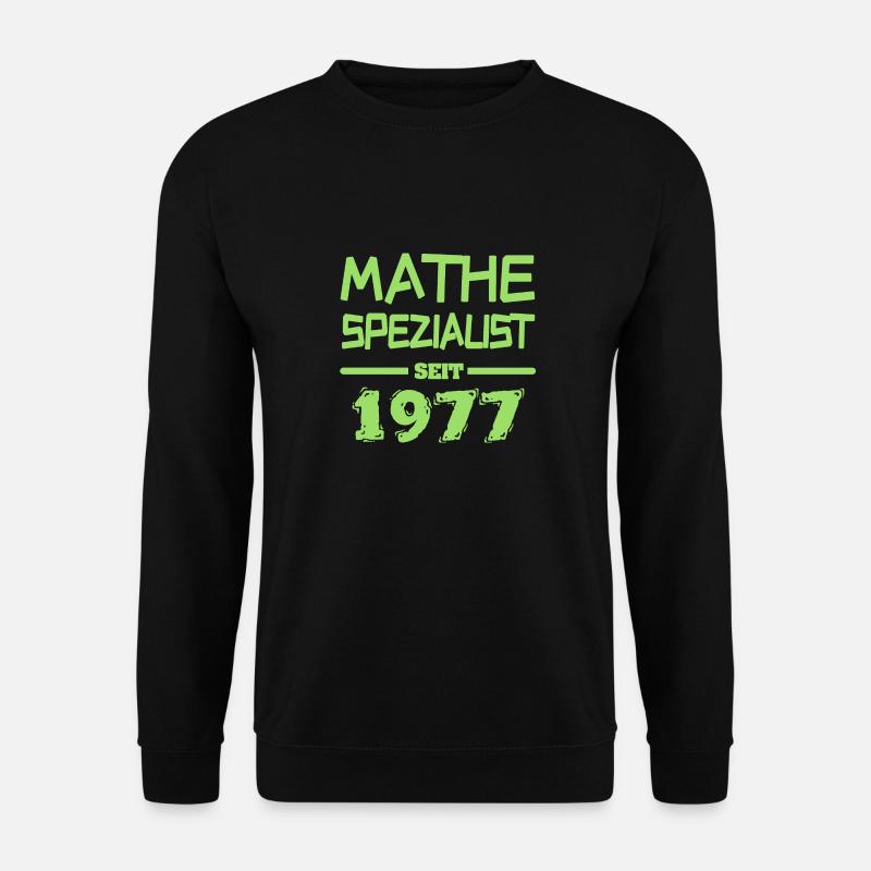 Mathespezialist 1977 - Unisex Pullover - Schwarz