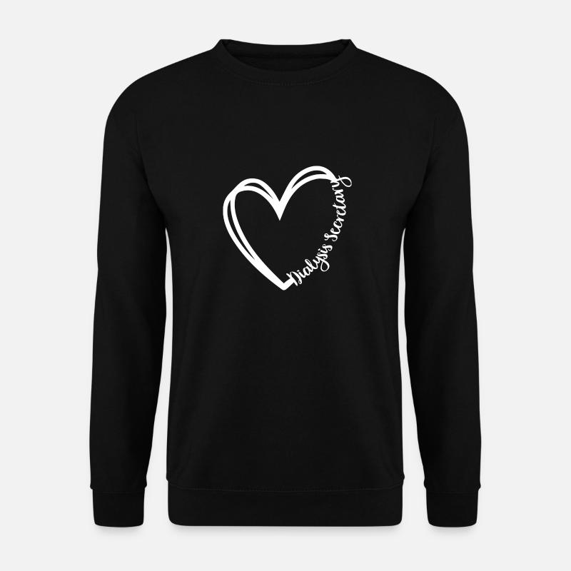 Dialyse Sekretärin Dialysefachkraft - Unisex Pullover - Schwarz