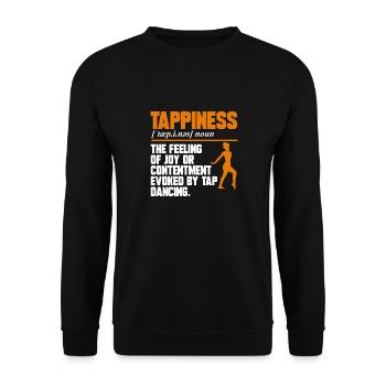 Tap Dance Teacher Tap Dancer Tap Dance - Unisex Sweatshirt - black - Front - Alina (178cm) & Michal (187cm)