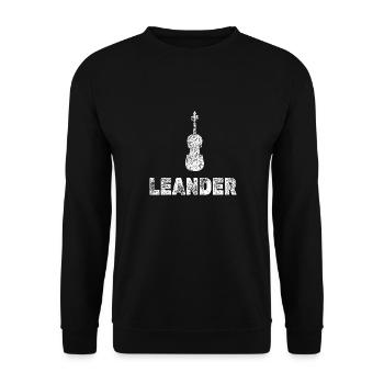 Alto Léandre - Sweat-shirt Unisexe - noir - Devant - Alina (178cm) & Michal (187cm)