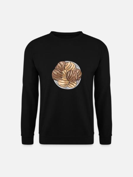 Concha Hispanic Mexican Pan Dulce - Unisex Sweatshirt - black