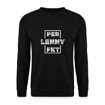 Lenny - Unisex Pullover - Schwarz - Vorne - Alina (178cm) & Michal (187cm)