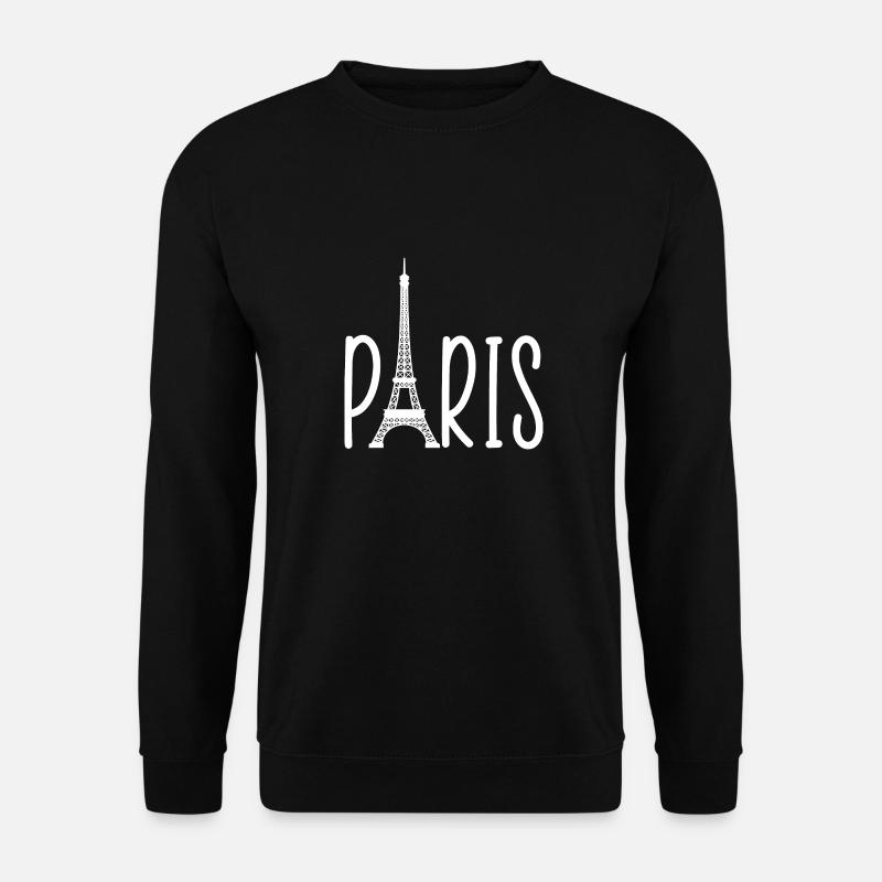 Paris Eiffel Tower - Unisex Pullover - Schwarz