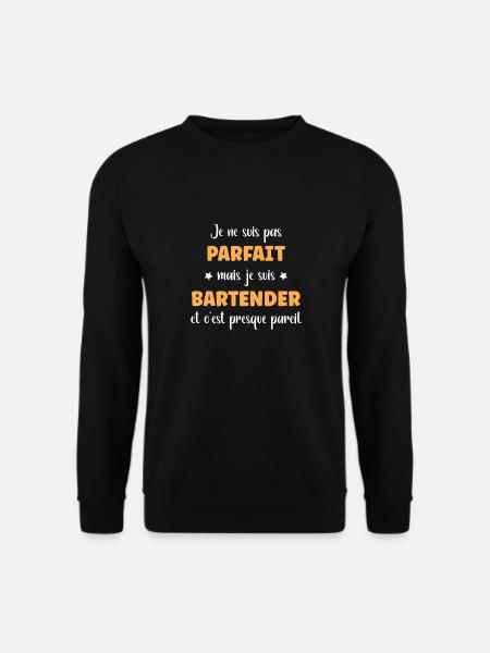 Bartender - Sweat-shirt Unisexe - noir