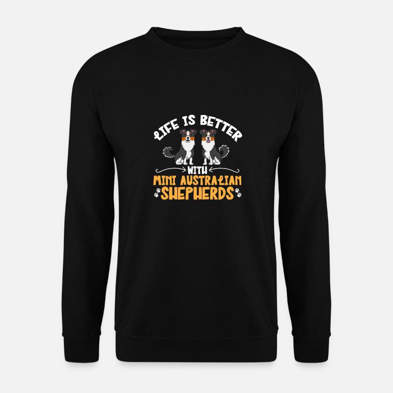Miniature Australian Shepherd - Unisex Sweatshirt - black