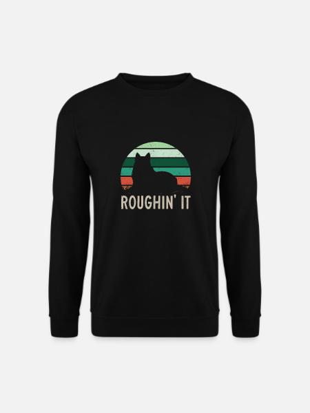 Langhaarcollie Rough Collie Hund - Unisex Pullover - Schwarz