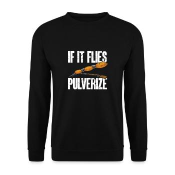 Tir au piège Tir au pigeon en argile Skeet - Sweat-shirt Unisexe - noir - Devant - Alina (178cm) & Michal (187cm)
