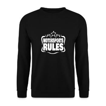 Parfait parce que les règles du sport automobile - Sweat-shirt Unisexe - noir - Devant - Alina (178cm) & Michal (187cm)