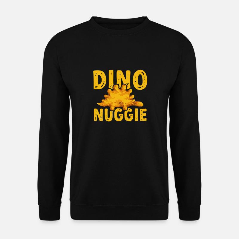 Dino Nuggets Dinosaur Chicken Nuggets - Unisex Sweatshirt - black