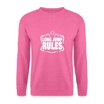 Saut en longueur Saut en longueur - Sweat-shirt Unisexe - rose - Devant