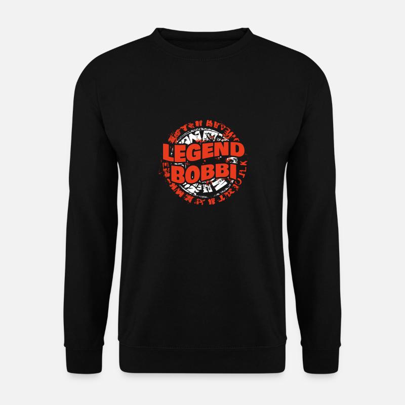 Mann Bobbi - Unisex Pullover - Schwarz