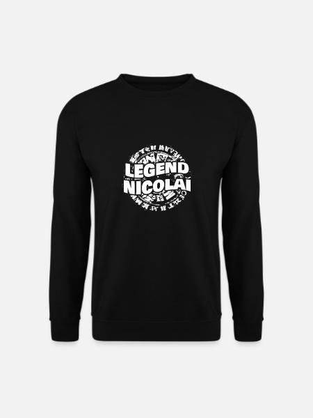 Man Nicolai - Unisex Sweatshirt - black