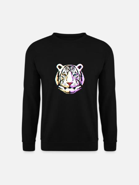 Weißer Tiger - Unisex Pullover - Schwarz