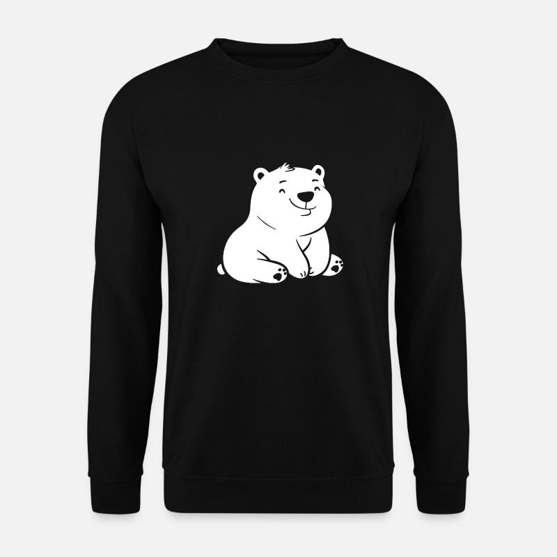 polar bear - Unisex Sweatshirt - black