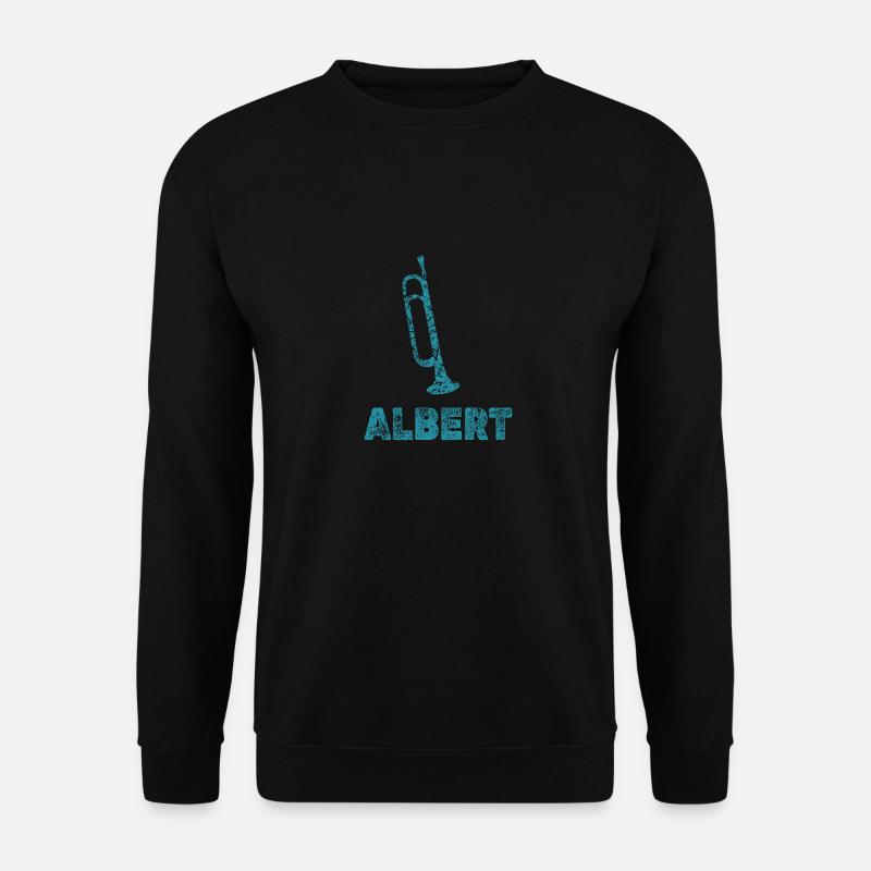 Trompeten Albert - Unisex Pullover - Schwarz