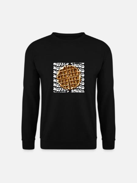 Waffle Squad Hobbykoch Waffel Gourmet - Unisex Pullover - Schwarz