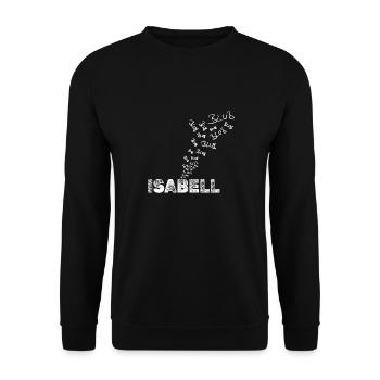Bateau Isabell - Sweat-shirt Unisexe - noir - Devant - Alina (178cm) & Michal (187cm)