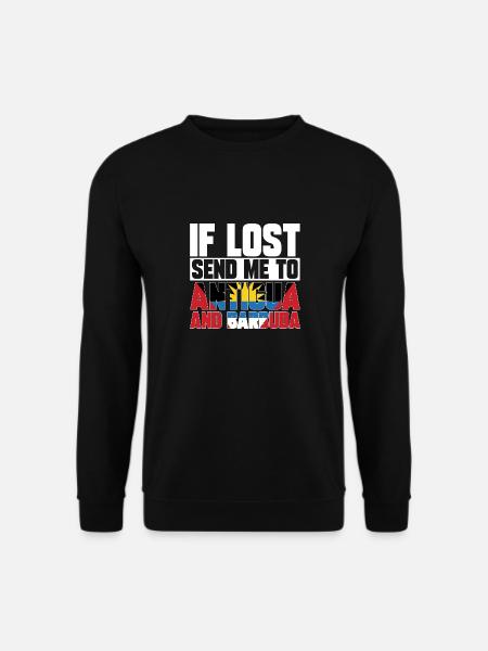 Antigua und Barbuda Flagge - Unisex Pullover - Schwarz