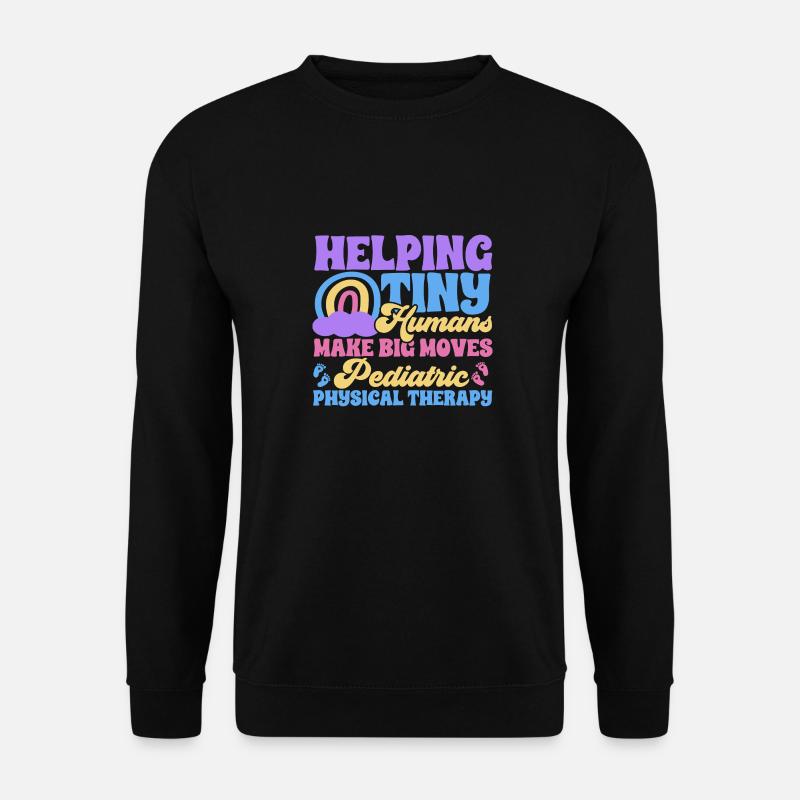 Physiotherapy Paediatric physiotherapist - Unisex Sweatshirt - black