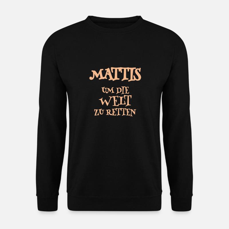Mattis - Unisex Sweatshirt - black