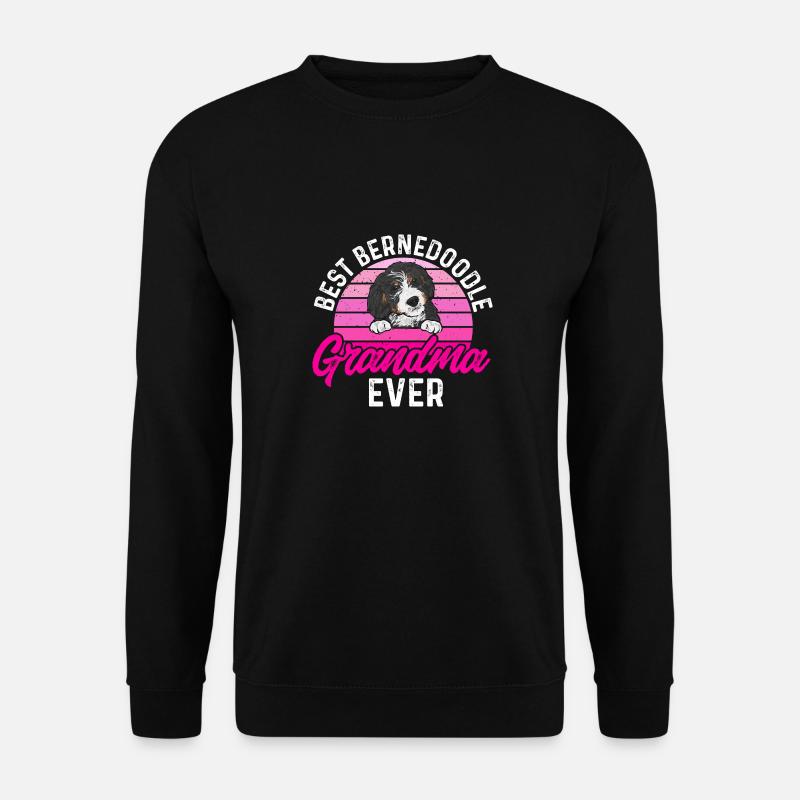 Bernedoodle Dog - Unisex Sweatshirt - black