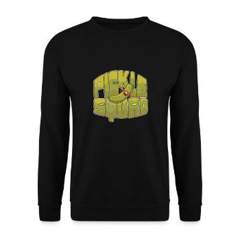 Soutien émotionnel Cornichon Soutien Ami - Sweat-shirt Unisexe - noir - Devant - Alina (178cm) & Michal (187cm)