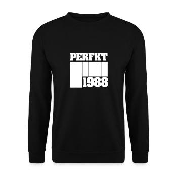 Perfect 1988 - Unisex Sweatshirt - black - Front - Alina (178cm) & Michal (187cm)